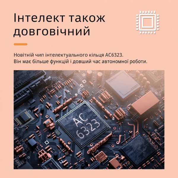 Фото - Смарт - кільце INSPIRE ХСР18 gold Розмір 8 (ХСР18-8)